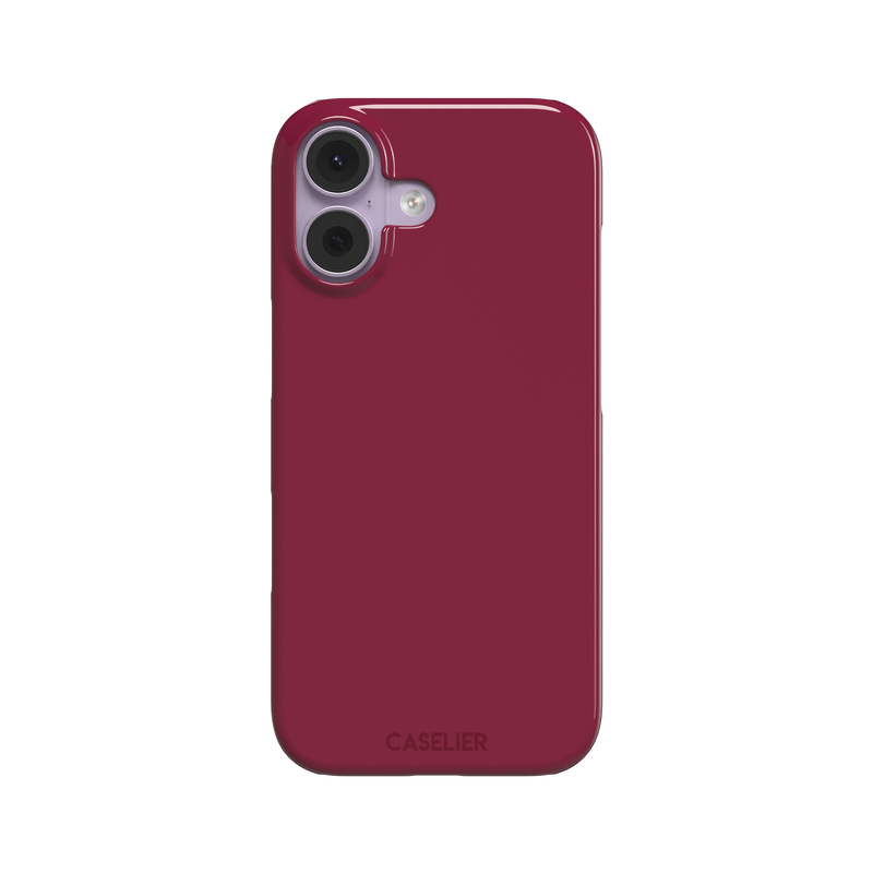 Red Phone Case - Bordeaux
